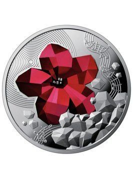 Монета &laquo;Червона рута - голос поколінь&raquo; 10 гривень 2026, срібло 3205150156 фото
